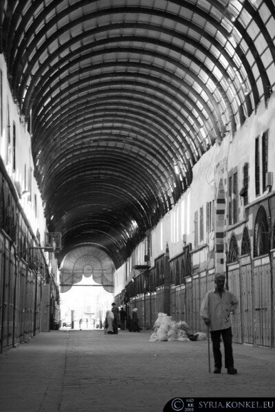 Damaszek. Souq w piątek- dzień odpoczynku.